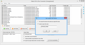 Okdo Gif to Doc Converter screenshot 4