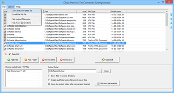 Okdo Html to Txt Converter screenshot 3