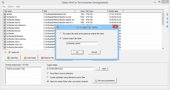 Okdo Html to Txt Converter screenshot 4