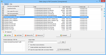 Okdo Jpeg to Pdf Converter screenshot 3