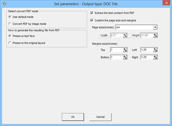 Okdo Pdf to Doc Converter screenshot 3