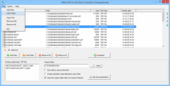 Okdo Pdf to Ppt Pptx Converter screenshot 2