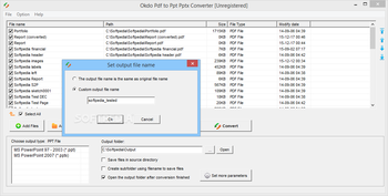 Okdo Pdf to Ppt Pptx Converter screenshot 4