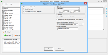 Okdo Pdf to Ppt Pptx Converter screenshot 5
