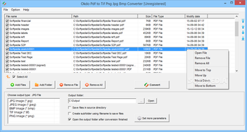 Okdo Pdf to Tif Png Jpg Bmp Converter screenshot