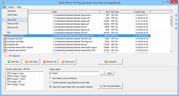 Okdo Pdf to Tif Png Jpg Bmp Converter screenshot 2