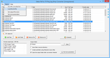 Okdo Pdf to Tif Png Jpg Bmp Converter screenshot 3