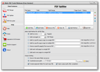 Okdo PDF Tools Platinum screenshot 2