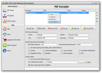 Okdo PDF Tools Platinum screenshot 4