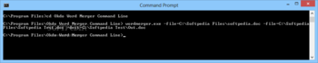 Okdo Word Merger Command Line screenshot