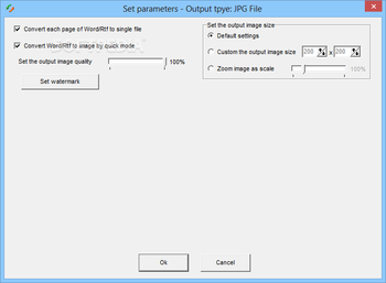 Okdo Word to Jpeg Converter screenshot 3