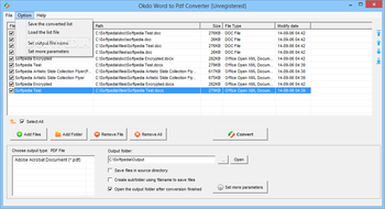 Okdo Word to Pdf Converter screenshot 3