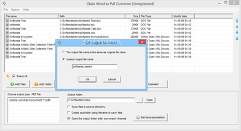 Okdo Word to Pdf Converter screenshot 4