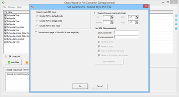 Okdo Word to Pdf Converter screenshot 5