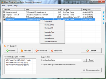 Okdo Word to PowerPoint Converter screenshot