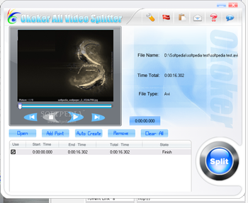 Okoker All Video Splitter screenshot