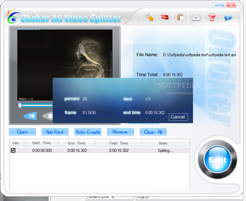 Okoker All Video Splitter screenshot 2