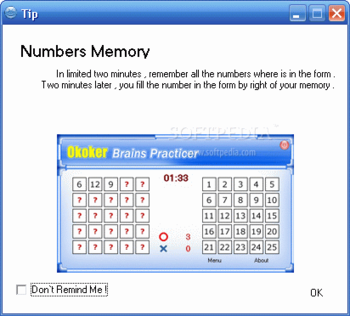 Okoker Brains Practicer screenshot 2