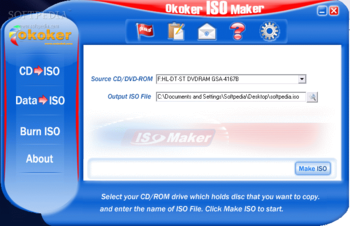 Okoker ISO Maker screenshot