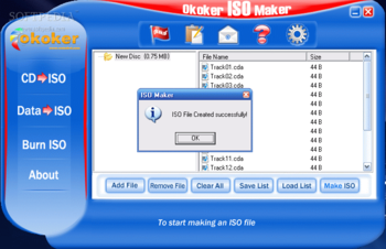 Okoker ISO Maker screenshot 2
