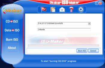 Okoker ISO Maker screenshot 3