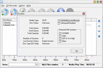 Okoker MP3 to CD Burner screenshot 2