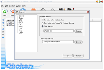 Okoker WMV to AVI DVD VCD MPEG Converter&Burner screenshot 4