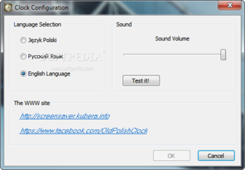 Old Polish Clock Screen Saver screenshot 2