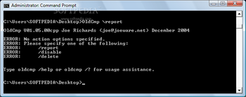 OldCmp screenshot