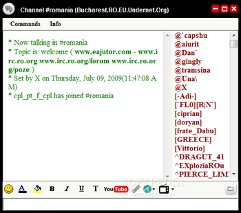 Ole IRC Client screenshot 3