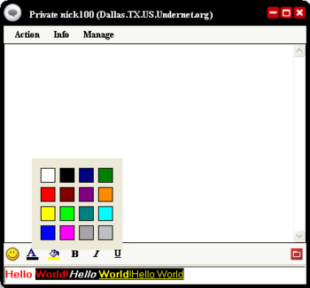 Ole IRC Client screenshot 7