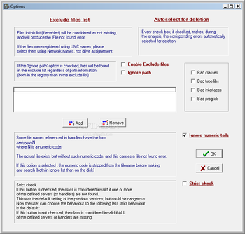 OleClean screenshot 2