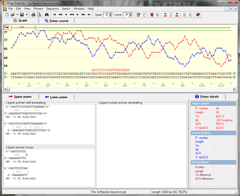 Oligo Explorer screenshot