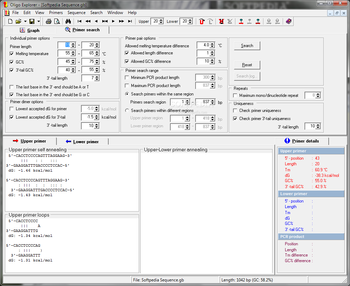 Oligo Explorer screenshot 2