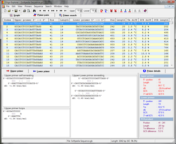 Oligo Explorer screenshot 3