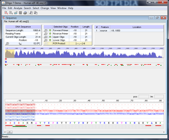 Oligo screenshot 2