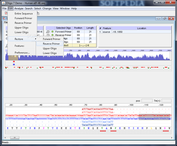 Oligo screenshot 6
