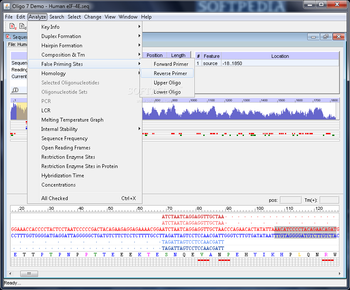 Oligo screenshot 7