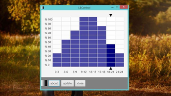 Olitan Laptop Brightness Scheduler screenshot