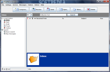 OlivaMail screenshot