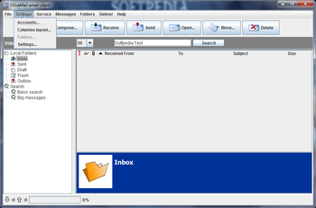 OlivaMail screenshot 2