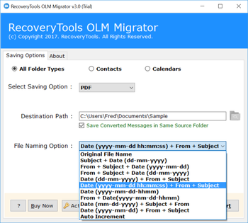 OLM Migrator screenshot 7