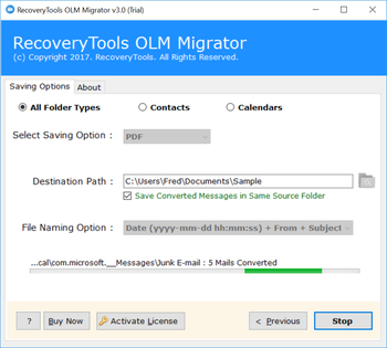 OLM Migrator screenshot 8