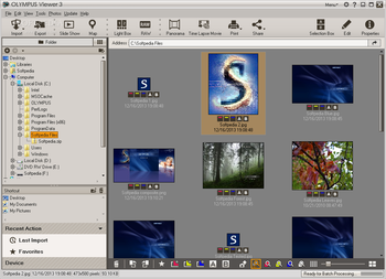 Olympus Viewer 3 screenshot