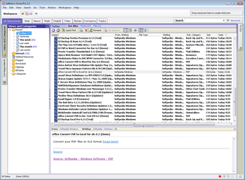 Omea Pro (formerly JetBrains Omea) screenshot