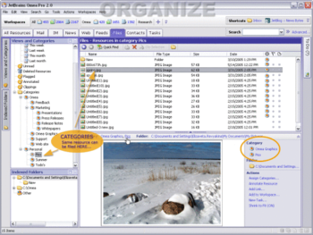 Omea Pro screenshot 2