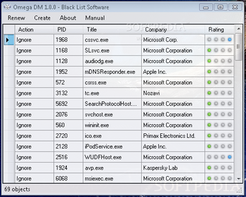 Omega Windows Recovery Agent screenshot