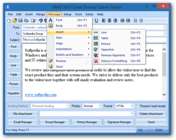 OMID SOFT Email Director Classic Edition screenshot 3