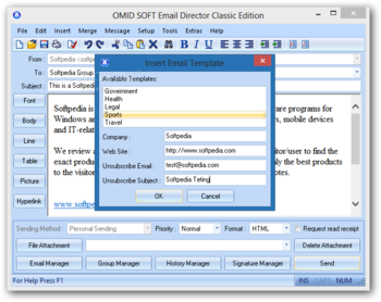 OMID SOFT Email Director Classic Edition screenshot 6