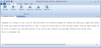 OMID SOFT HTML Editor .NET Edition screenshot 2